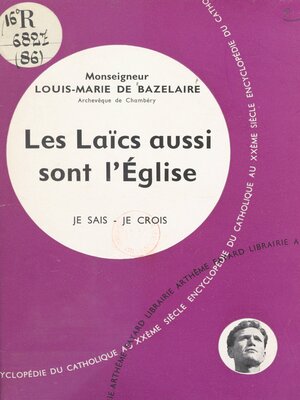 cover image of L'Église dans son organisation (8)